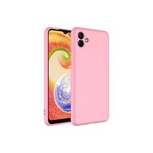 Coque de protection en silicone premium rose clair JoieCreatif série Mara pour Samsung Galaxy A04, toucher doux, dos en PC - Product Image 1