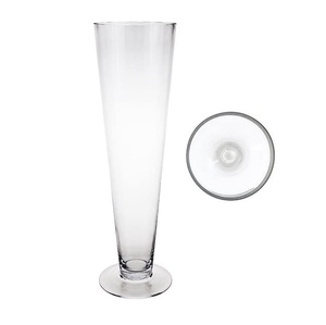 Florero de Vidrio de Diseño para un Estilo de Hogar Contemporáneo que Ofrece una Forma Artística y un Aspecto Transparente Elegante - Product Image 3