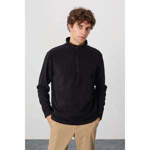 Sweat-shirt en polaire à col haut pour homme River Black, 100% polyester, style 88310 - Product Image 5