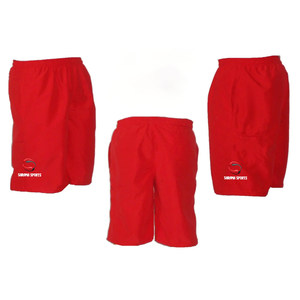 Pantalones cortos de béisbol para hombre de fútbol con logotipo personalizado OEM de alta calidad, pantalones cortos de malla para gimnasio, pantalones cortos elásticos estampados para correr y Fitness - Product Image 1