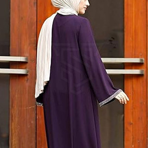 Dernier Modèle Abaya Femme Confortable Abaya Femme Haute Qualité Abaya Femme Sur Mesure - Product Image 6