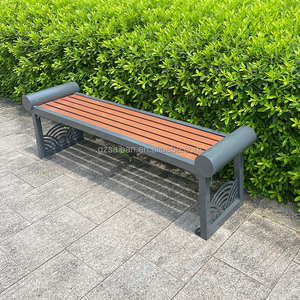Banc en métal extérieur classique héritage banc urbain meubles banc de jardin pour 2-3 places - Product Image 3