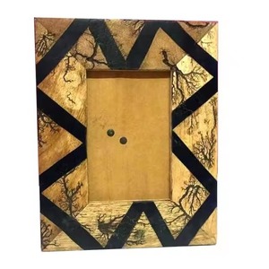 High Quality Handmade Eco-Friendly Durable <b>Wood</b> Inlay <b>Photo</b> <b>Frame</b> with Modern Design for Home Decor & Office Use - Product Image 3