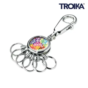 Portachiavi e Moschettone Personalizzabili con Foglie Colorate - Gadget Promozionali Personalizzabili - Product Image 1