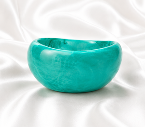 Epoxy Resin Bowl for Multiple Uses | Blue Bow | Gift Handmade Salad Bowl Fruit Storage Home <b>Dinnerware</b> - Product Image 4