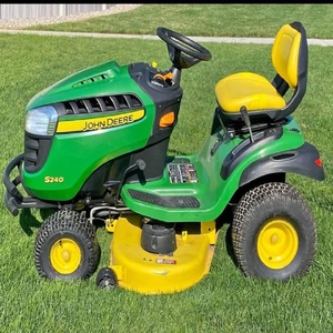 John deeree S240 Lawn Tractor Industrial Grade powered by 2-stroke <b>125cc</b> <b>Engine</b> with 24V Voltage engineered for reliable power - Product Image 2