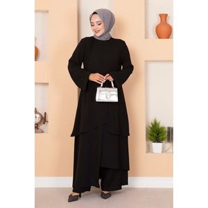 Hurrem Aerobin Hijab Ensemble 2 Pièces Noir - Product Image 1