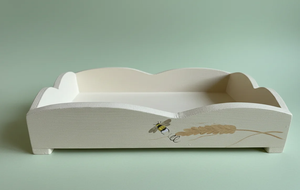 Plateau de service en bois artisanal classique, écologique, en bois massif naturel pour la nourriture, le thé, la cuisine, la table à manger, taille personnalisée disponible - Product Image 5