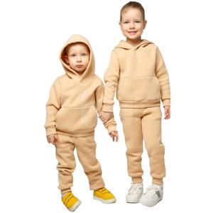 Conjunto Deportivo de 2 Piezas para Niños, con Capucha, 100% Algodón, Estampado, para Exteriores, al por Mayor, Transpirable, con Cintura Elástica - Product Image 5