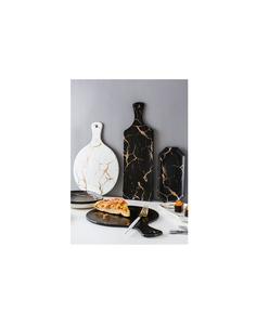 Planche à découper en marbre de pierre naturelle pour les maisons modernes offrant une surface propre pour la préparation quotidienne des aliments - Product Image 1