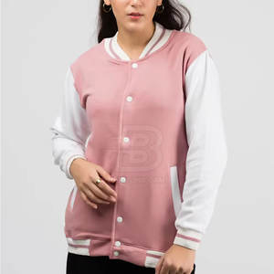 Veste Letterman pour femmes avec logo personnalisé, nouvelle veste d'hiver fabriquée au Pakistan - Product Image 3