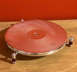 Salvamanteles de mesa de latón alegre y brillante de calidad superior Decoración festiva de vacaciones Aspecto simple y creativo disponible al mejor precio - Product Image 5