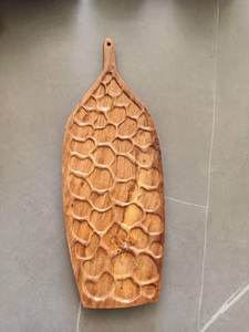 Plato de madera para comida al por mayor, bandeja redonda de madera, plato cargador de madera personalizado, plato redondo para servir comida de fruta - Product Image 6