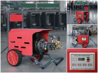 Nettoyeur haute pression industriel 5,5 kW 200 bars 2000 psi avec moteur électrique à induction et pompe triplex pour le jet d'eau