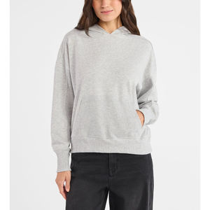 Sweat-shirt d'hiver pour femmes, logo personnalisé, coupe ample, polaire chaud, sweat-shirts pour femmes, directement de l'usine - Product Image 2