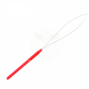 Stainless Steel Micro <b>Bead</b> <b>Threading</b> Needle Tool for Hair Extensions Ring Application and Salon Styling Use in Wholesale - Product Image 3