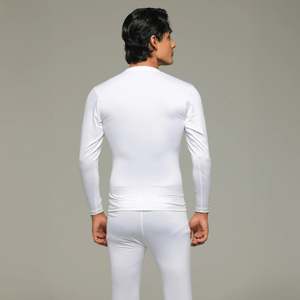 Dryfit เสื้อรัดรูปไลคร่าสำหรับผู้ชายเสื้อรัดรูปแขนยาวสีขาว2511 103 132203 - Product Image 3