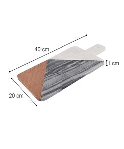 Planche à découper en marbre fabriquée par un fabricant OEM, conçue pour les cuisines professionnelles avec un matériau solide offrant une excellente durabilité - Product Image 6