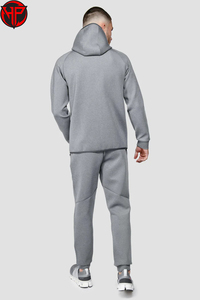 Usine de haute qualité Short de mode personnalisé Slim Fit hommes survêtement de sport ensemble prix de gros de survêtement - Product Image 4