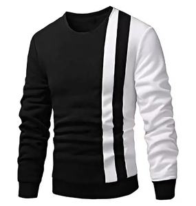Ropa personalizada para hombre, sudadera de algodón con cuello redondo, logotipo en blanco, comodidad cálida, alta calidad, venta al por mayor, sudadera con estampado de peso ligero - Product Image 2