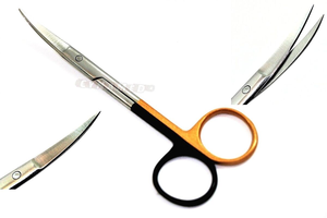 TC Micro IRIS 4,5 "Cuchillas curvas Pinzas de perforación de acero inoxidable Manual Alta calidad Ligero Certificado CE - Product Image 6