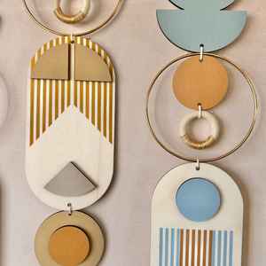 Elegant Handmade Indian Wall Hanging with Floral Embroidery, Wooden <b>Panel</b>, Artisan Home <b>Decor</b> Perfect for Global Wholesalers - Product Image 5