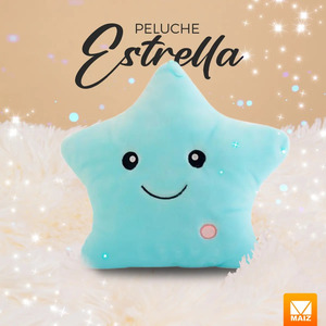 Soft Baby <b>Star</b> Plush Pillow <b>Cushion</b> with LED Light - Assorted Colors - Product Image 3