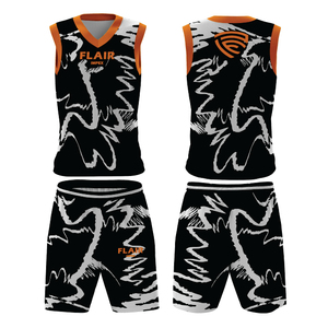 Ensemble de maillots de basket-ball de haute qualité pour hommes impression numérique personnalisable chemise de sport respirante hauts shorts grande taille - Product Image 1