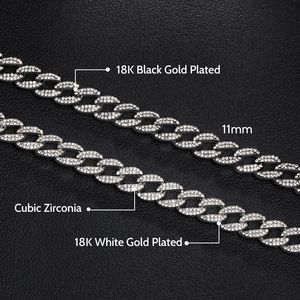 Personalizado Iced Out VVS Moissanite Collar de cadena de eslabones cubanos para hombres Hip Hop Joyería Chapado en oro Bling Cadena de moda al por mayor - Product Image 3