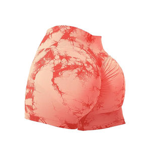 2025 Short de sport personnalisé à la mode Sports Fitness Workout Yoga Couleur unie et sublimé Plus Size en Spandex/Nylon - Product Image 1