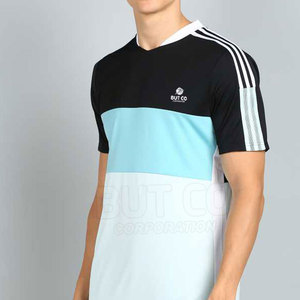 T-shirt à col rond surdimensionné sur mesure le plus populaire pour adultes T-shirt à manches courtes en coton/fibre de bambou - Product Image 2