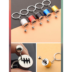 Porte-clés coloré anti-stress à 6 vitesses avec levier de vitesse en métal, accessoire pour clés de voiture - Product Image 4