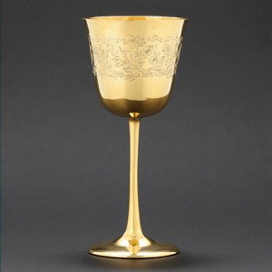GraceStem Vintage latón antiguo comunión copa de vino hecho a mano cáliz sagrado para Iglesia decoraciones navideñas espirituales - Product Image 1