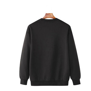 2025 Unisex liso cuello redondo sudadera bordado impresión Logo alta calidad en blanco 100% algodón antiarrugas transpirable sudaderas con capucha - Product Image 5