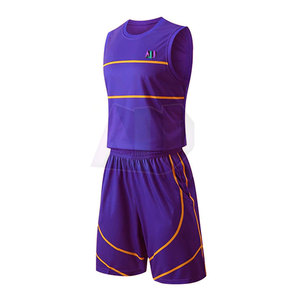 Durable Breathable Plus Size Team Athletic Basketball Uniform Moisture-Wicking Lightweight Design <b>for</b> Long Training Sessions - Product Image 2