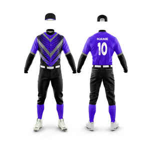 ชุดเสื้อเบสบอลเยาวชนเสื้อเจอร์ซีย์เสื้อเบสบอลทำจากประเทศปากีสถาน - Product Image 4