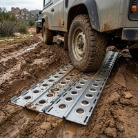 Escaleras de Arena para Recuperación Todoterreno 4x4, Tablas de Tracción Enclavables de Aluminio Marston Mat PSP para Terreno Desértico y Lodoso