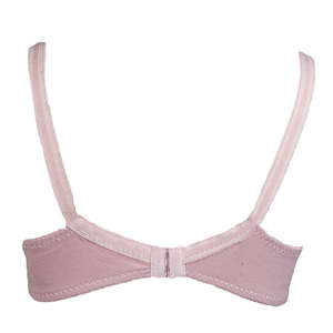 Women's Cotton <b>Bra</b> - Pink - Product Image 2