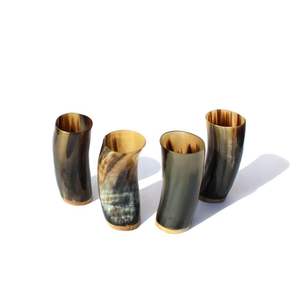 Corne de buffle de qualité supérieure grande corne naturelle en verre corne de Viking verre produits de haute qualité verre à boire pour restaurant - Product Image 1