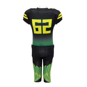 Uniformes de Fútbol Americano Personalizados para Equipos Adultos, Impresión Digital, Liga Profesional, Pantalones Cortos Anti-UV, 100% Poliéster - Product Image 4