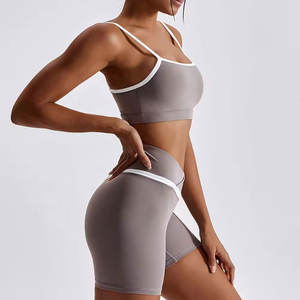 Shorts de cycliste tendance, tissu extensible doux, shorts de cycliste décontractés parfaits pour la salle de sport, la course à pied, le yoga - Product Image 6