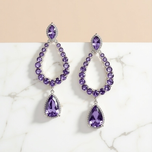 14K Solid Platinum <b>Rose</b> <b>Gold</b> Luxury VVS1 Clarity Excellent Cut <b>Stud</b> <b>Earrings</b> for Women-GIA Certified - Product Image 5