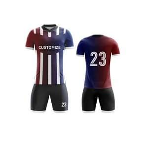 Nuevo diseño Impresión digital Entrenamiento Ropa deportiva Uniformes de fútbol Jersey para niños y niñas Nuevo diseño Ropa de fútbol - Product Image 6