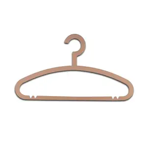 יצרנים סיטונאיים זול pp hanger פלסטיק ללא להחליק באיכות גבוהה דק hanger