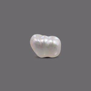 Perle de Basra 3,37 carats, perle d'eau douce naturelle blanche pour bijoux et fabrication de bijoux - Product Image 1