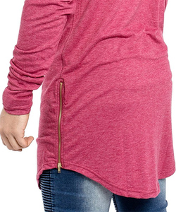 Short Sleeve Longline Fashion Hip Hop Tee <b>Shirts</b> <b>Curved</b> <b>Hem</b> Custom Streetwear <b>T</b>-<b>shirt</b> for <b>men</b> - Product Image 3