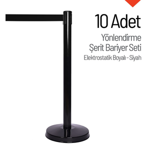 10 Adet Set de Balizas de Señalización con Descuento, Barrera de Seguridad - Product Image 5