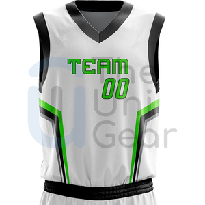Uniformes de Baloncesto sin Mangas Unisex de la Mejor Calidad UNI GEAR, 100% Poliéster, Transpirables, de Secado Rápido y que Absorben la Humedad - Product Image 5