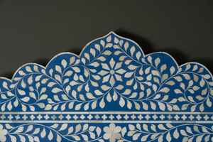 Miroir mural classique moderne avec incrustations d'os, finition artisanale, miroir décoratif design pour les murs intérieurs élégants - Product Image 5