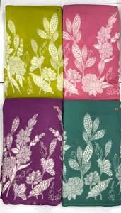 Pur coton cambric avec tissu d'impression numérique faire à la robe de fantaisie matériel - Product Image 3